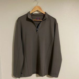 UnTuckit Quarter Zip Performance Sweater